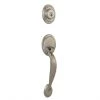 Weiser Kingsway Satin Nickel SmartKey Handleset with Yukon Entry Knob
