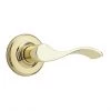 Weiser Belmont Polished Brass Passage Lever Handle