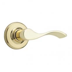 Weiser Belmont Polished Brass Passage Lever Handle