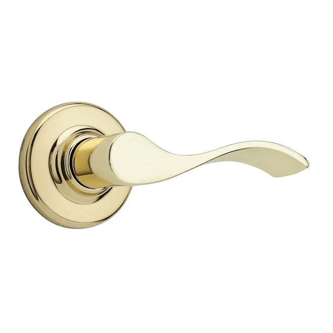 Weiser Belmont Polished Brass Passage Lever Handle 3 Weiser Belmont Polished Brass Passage Lever Handle
