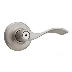 Weiser Belmont Satin Nickel Privacy Lever Handle