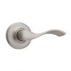 Weiser Belmont Satin Nickel Passage Lever Handle with Microban Protection