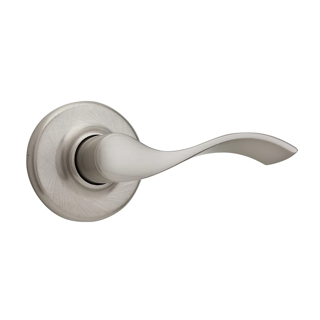 Weiser Belmont Satin Nickel Passage Lever Handle with Microban Protection 3 Weiser Belmont Satin Nickel Passage Lever Handle with Microban Protection
