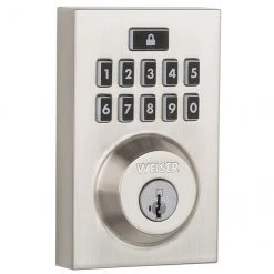 Weiser Smartcode 10 Electronic Lock - Metal - Satin Nickel