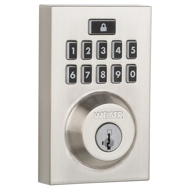 Weiser Smartcode 10 Electronic Lock - Metal - Satin Nickel 3 Weiser Smartcode 10 Electronic Lock - Metal - Satin Nickel
