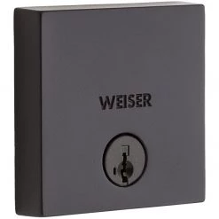 Weiser Deadbolt Lock - Downtown - Black