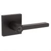 Keyed Door Lever - "Halifax" - Matte Black