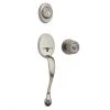 Weiser Augusta Entrance Gripset with Phoenix Knob - Antique Nickel