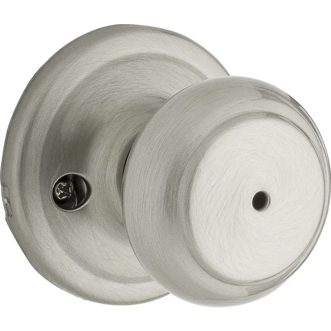 Weiser Privacy Knob - Troy - Satin Nickel 3 Weiser Privacy Knob - Troy - Satin Nickel