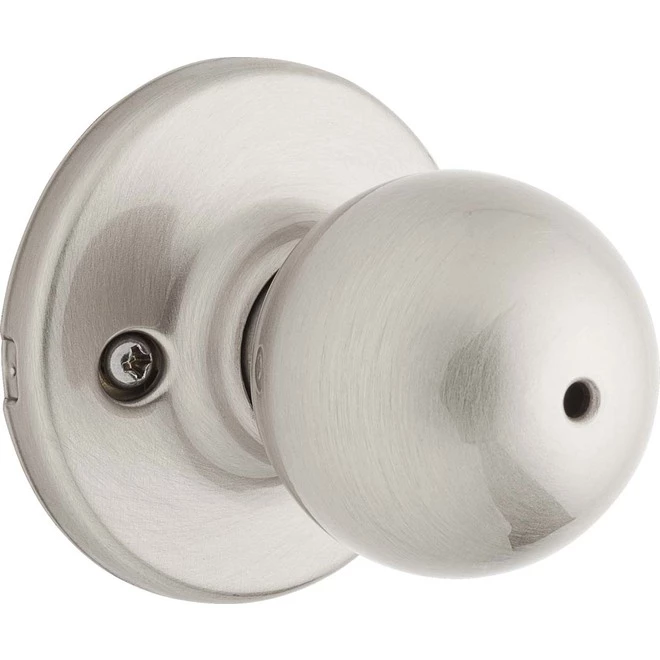 Weiser Privacy Knob - Yukon - Satin Nickel 3 Weiser Privacy Knob - Yukon - Satin Nickel