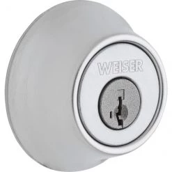 Weiser - "Element" Single Cylinder Deadbolt - Satin Chrome