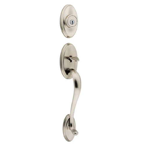 Weiser Entrance Gripset - Shelburne/Toluca - Satin Nickel 3 Weiser Entrance Gripset - Shelburne/Toluca - Satin Nickel