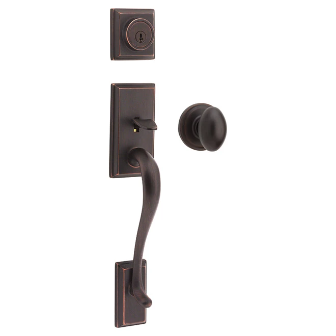 Weiser Hawthorne Entrance Gripset - Venetian Bronze - Smart Key Technology - 1 3/8-in to 1 3/4-in Door Thickness 3 Weiser Hawthorne Entrance Gripset - Venetian Bronze - Smart Key Technology - 1 3/8-in to 1 3/4-in Door Thickness