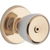 Weiser Beverly Element Privacy Knob Lever - Adjustable Bolt - Residential - Brass - Satin Chrome/Bright Bronze 1 Weiser Beverly Element Privacy Knob Lever - Adjustable Bolt - Residential - Brass - Satin Chrome/Bright Bronze -Deals WEISER Store 09655645 L