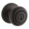 "Troy" Locking Entrance Knob - Venetian Bronze -Deals WEISER Store 09655838 L