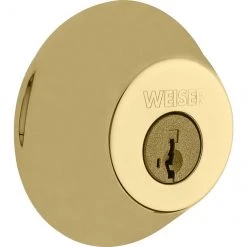 "Welcome Home Series" Deadbolt - Bright Brass