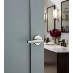 Privacy Lever - "Milan" - Satin Nickel -Deals WEISER Store 09655950b L