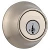 Weiser Single Cylinder Deadbolt - Elements Series - Satin Nickel