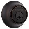 Weiser Single Cylinder Deadbolt - Elements Series - Venetian Bronze