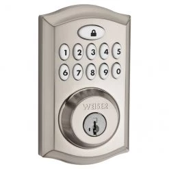 Electronic Deadbolt - "Smartcode" - Satin Nickel