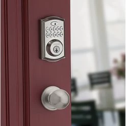 Electronic Deadbolt - "Smartcode" - Satin Nickel 5 Electronic Deadbolt - "Smartcode" - Satin Nickel -Deals WEISER Store 09655971b L