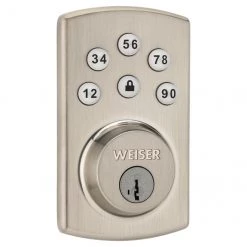 Weiser Powerbolt 2 Electronic Lock - Satin Nickel