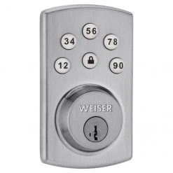 Weiser - Electronic Lock - "Powerbolt 2" - Satin Chrome