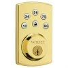 Electronic Lock - "Powerbolt 2" - Polished Brass 1 Electronic Lock - "Powerbolt 2" - Polished Brass -Deals WEISER Store 09655978 L