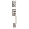 Entrance Gripset - "Tavaris" - Satin Nickel