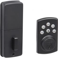 Electronic Lock - "Powerbolt 2" - Matte Black