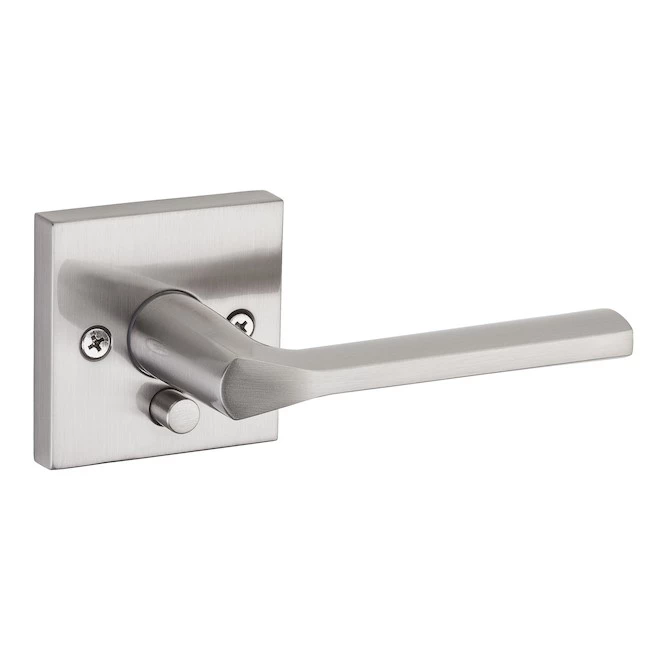 Weiser Lisbon Satin Nickel Privacy Lever Handle 4 Weiser Lisbon Satin Nickel Privacy Lever Handle - Image 2