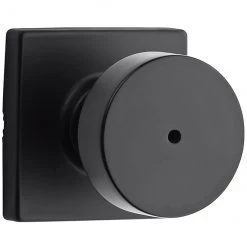 Weiser(R) Privacy Knob - Cambie - Zinc - Black Iron