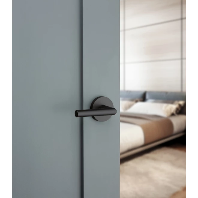 Weiser(R) Passage Lever - Milan - Zinc - Black Iron 4 Weiser(R) Passage Lever - Milan - Zinc - Black Iron - Image 2