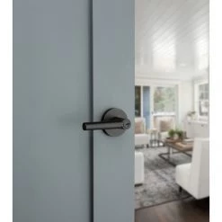 Weiser Entrance Lever - Milan - Black Iron -Deals WEISER Store 09656059b L