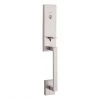 Weiser Entrance Gripset - Vancouver - Satin Nickel