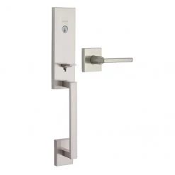 Weiser Entrance Gripset - Vancouver - Satin Nickel -Deals WEISER Store 09656083b L