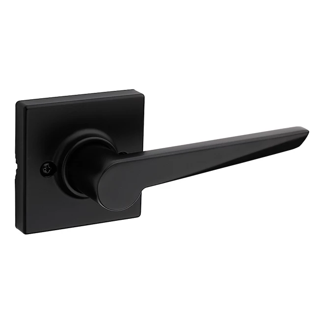 Weiser Passage Lever - Tristan - Square Rosette - Satin Nickel 3 Weiser Passage Lever - Tristan - Square Rosette - Satin Nickel