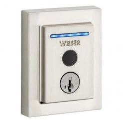 Weiser Halo Fingerprint Smart Lock - 3.56-in - Satin Nickel 8 Weiser Halo Fingerprint Smart Lock - 3.56-in - Satin Nickel -Deals WEISER Store 09656106c L