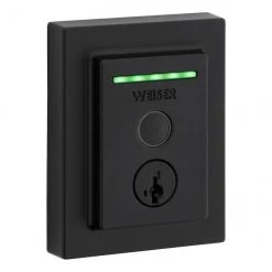 Weiser Halo Fingerprint Smart Lock - 3.56-in - Matte Black -Deals WEISER Store 09656107c L