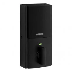 Weiser Halo Fingerprint Smart Lock - 3.56-in - Matte Black -Deals WEISER Store 09656107d L