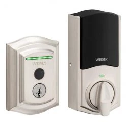 Weiser Halo Fingerprint Smart Lock - 4-in - Satin Nickel 7 Weiser Halo Fingerprint Smart Lock - 4-in - Satin Nickel -Deals WEISER Store 09656108b L