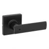Weiser Breton Privacy Lever Handle - Matte Black - Square Rose