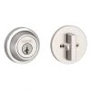 Weiser Satin Nickel Single-Cylinder Deadbolt with SmartKey Security