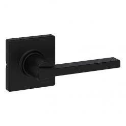 Weiser Casey Matte Black Passage Door Lever Handle