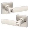 Weiser Breton Satin Nickel SmartKey Entry Lever Handle
