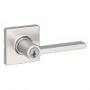Weiser CaseySmartkey Adjustable Backset size Satin Nickel Keyed Lever -Deals WEISER Store 09656144 L