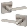 Weiser Halifax Entry Lever - Satin Nickel