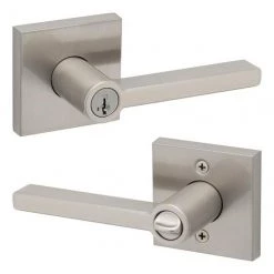 Weiser Halifax Entry Lever - Satin Nickel