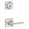 Casey Entry Handleset and Deadbolt Combo with SmartKey Security by Weiser - Satin Nickel -Deals WEISER Store 09656154 L