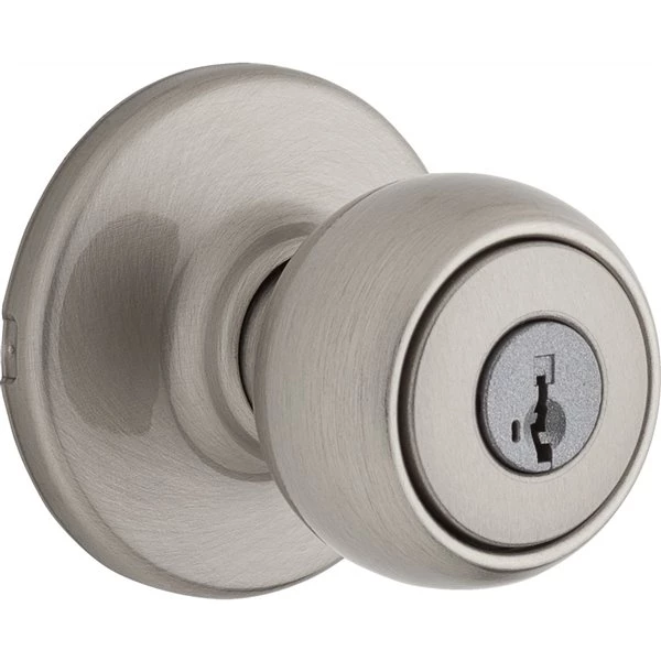 Weiser Fairfax Keyed Entry Knobs - Satin Nickel 3 Weiser Fairfax Keyed Entry Knobs - Satin Nickel